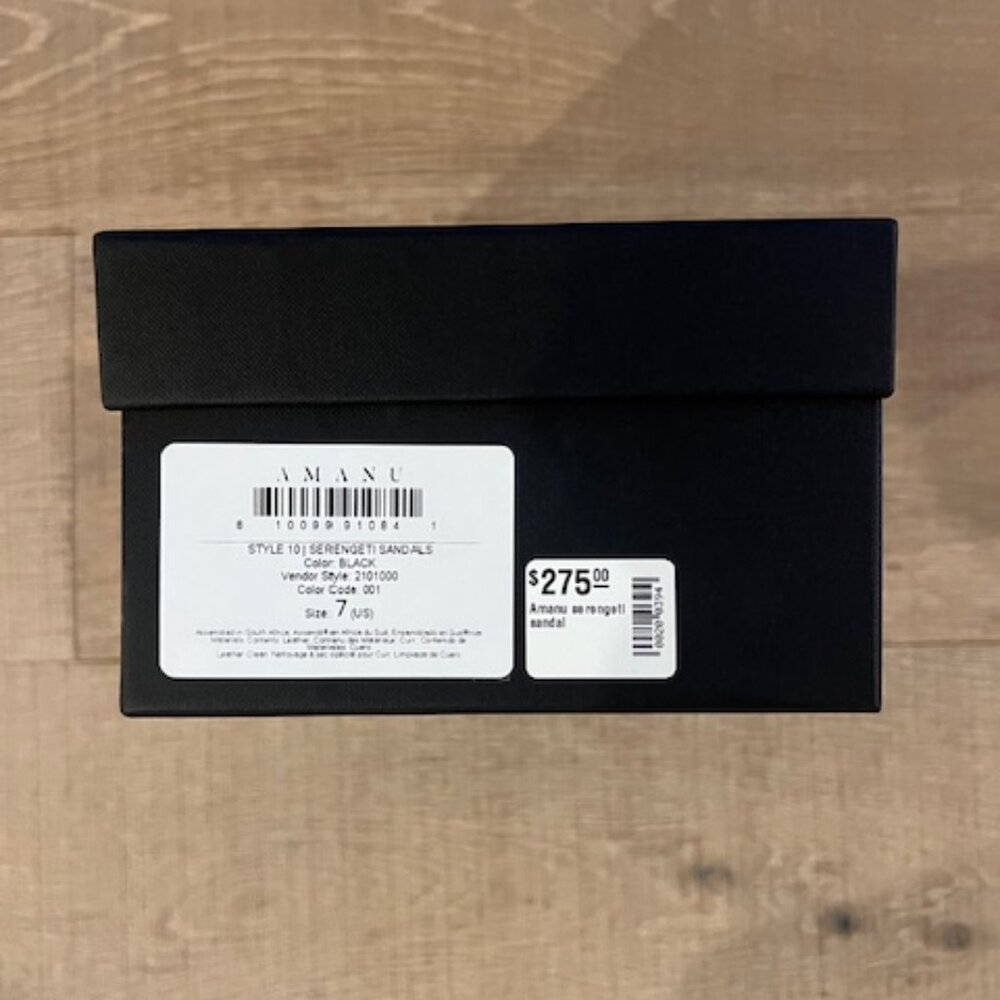 Elegant Black Strappy Sandals - Picture 8 of 8